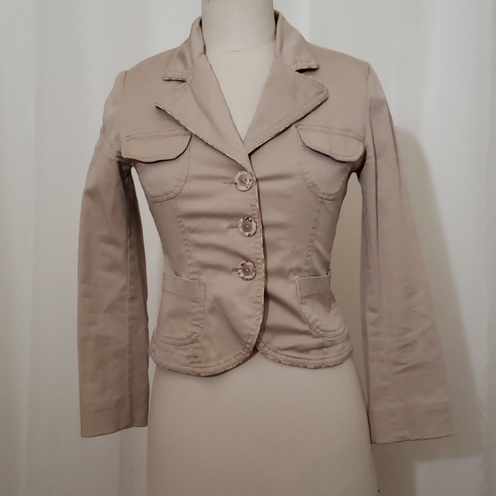 Delia's Utility Style Jacket, Tan, Small